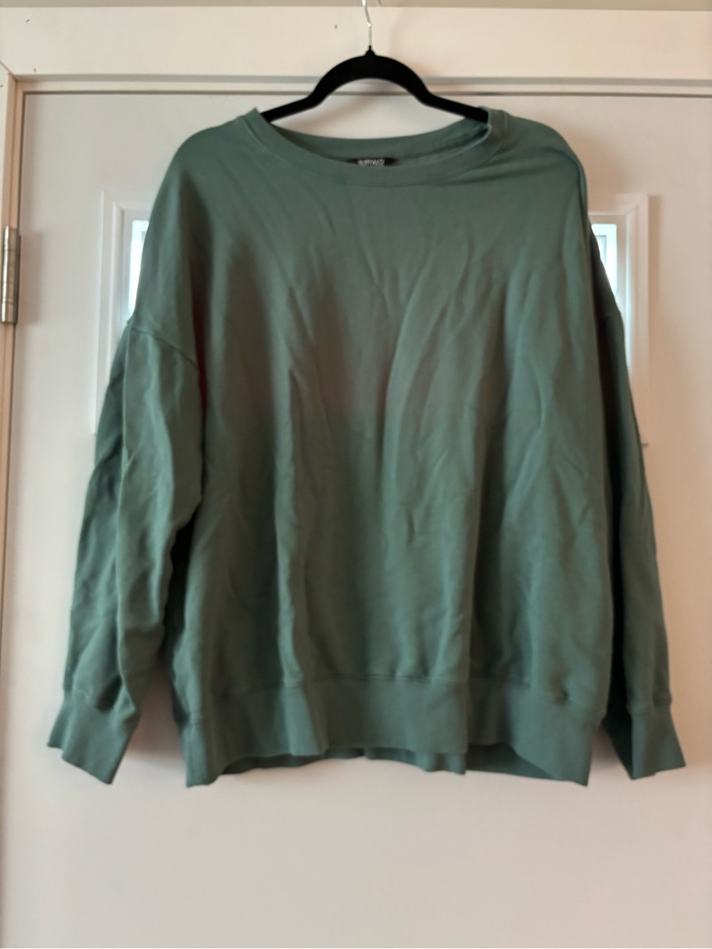Buffalo Oversized Crewneck in Sage Green